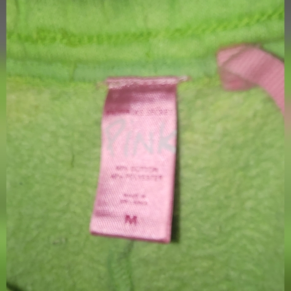 Original VIctoria Secret Pink cropped sweats size M - Picture 3 of 5